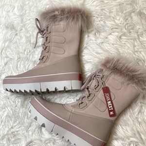 SOREL Joan of Arctic NEXT Faux Fur Waterproof Snow leather Boot size 7